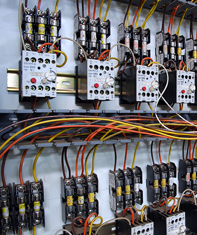 UL508A control panel with fused overloads 