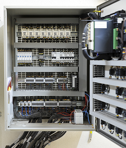 UL508A control panel with contactors